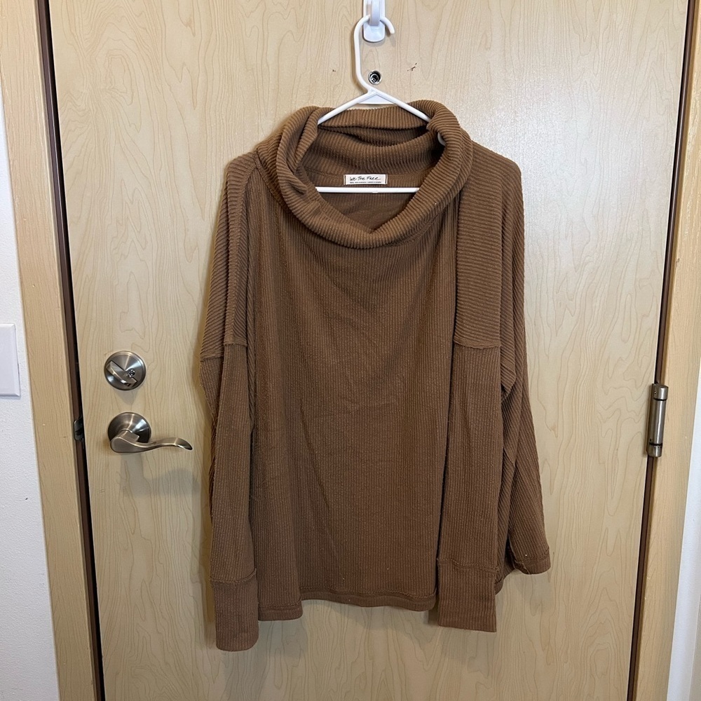 Free people open back sweater